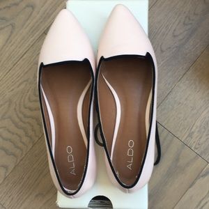 Pink aldo loafers